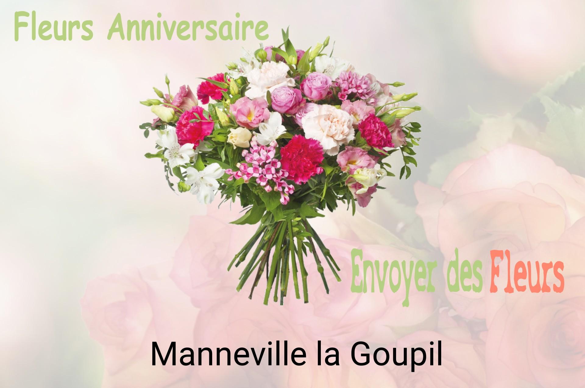 Bouquet de fleurs d’anniversaire livré à Manneville-la-Goupil